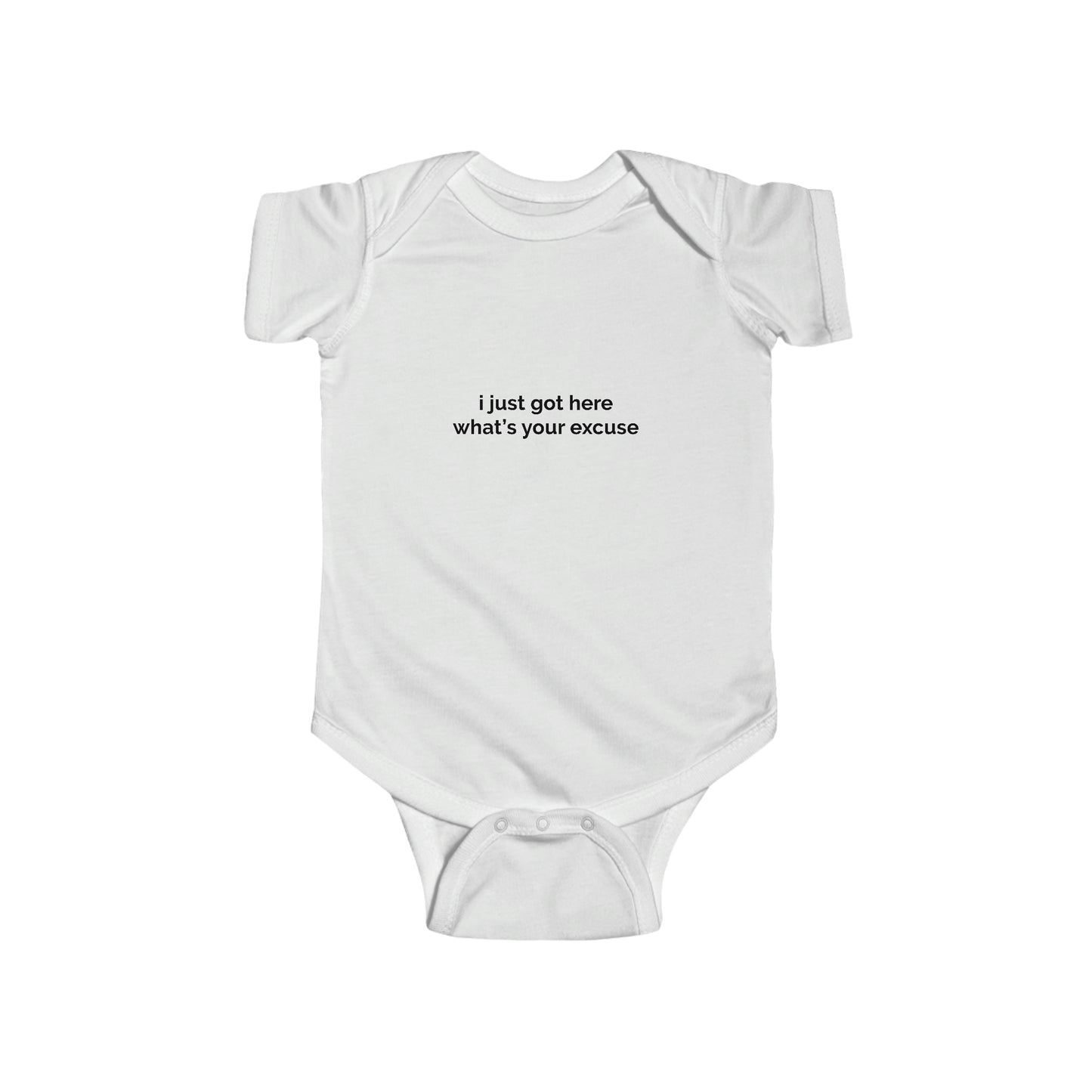 I just got here... Organic Short Sleeve Onesie