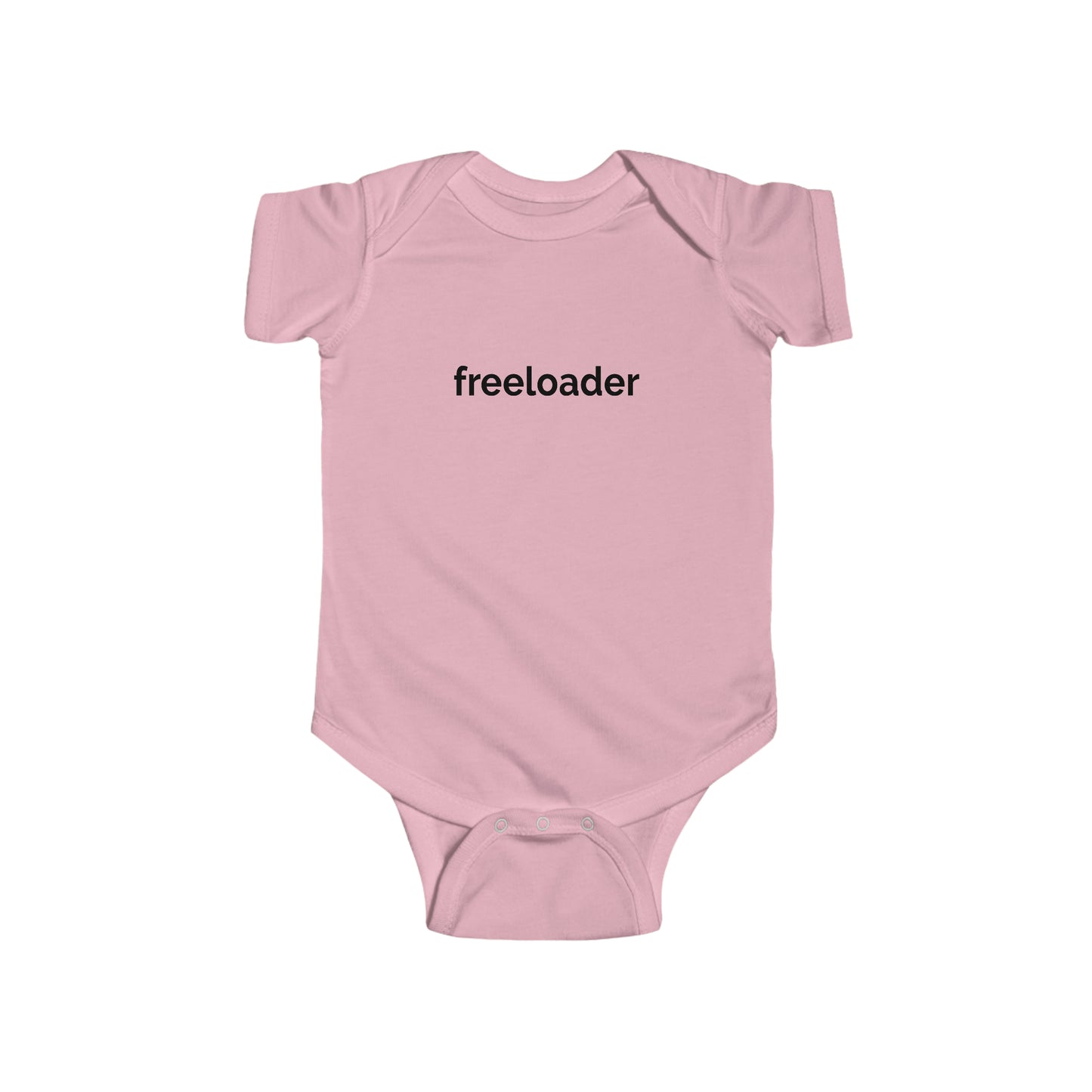 Whimsical Freeloader - Baby Organic Short Sleeve Bodysuit