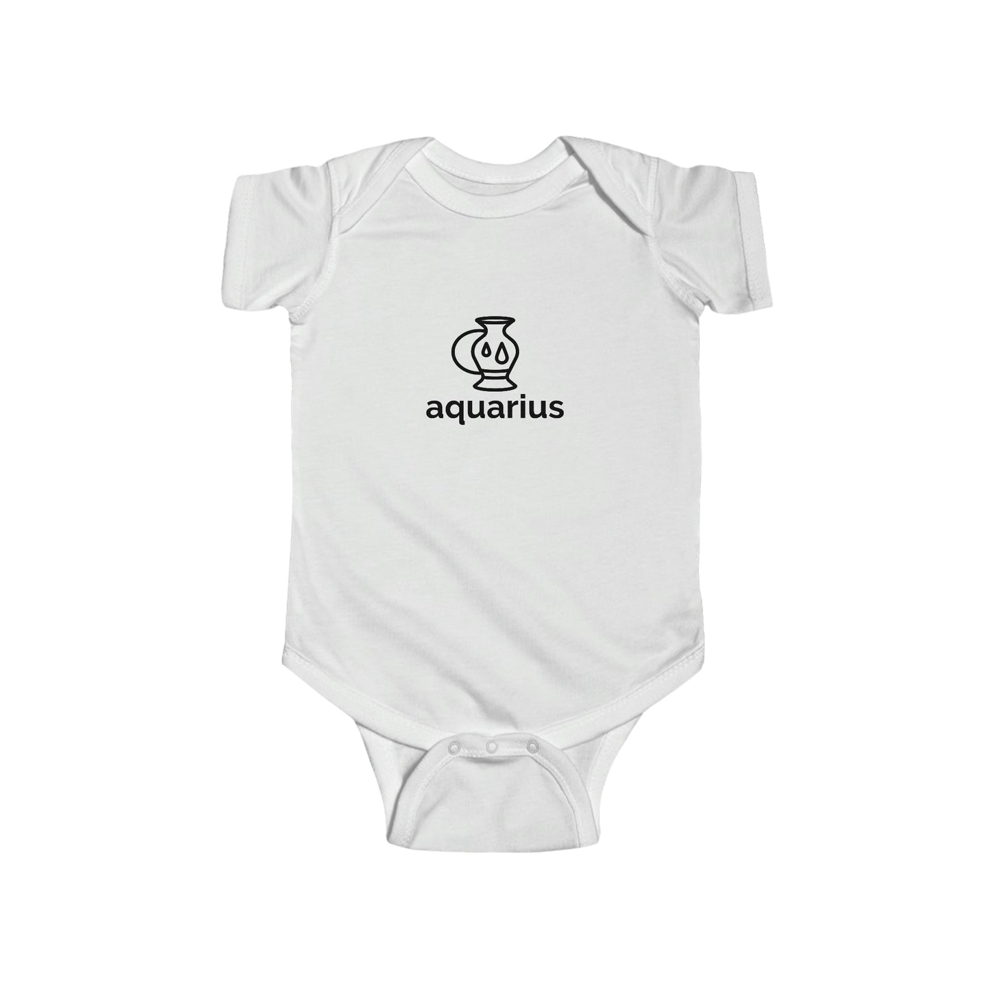 Horoscope Aquarius - Organic Short Sleeve Onesie