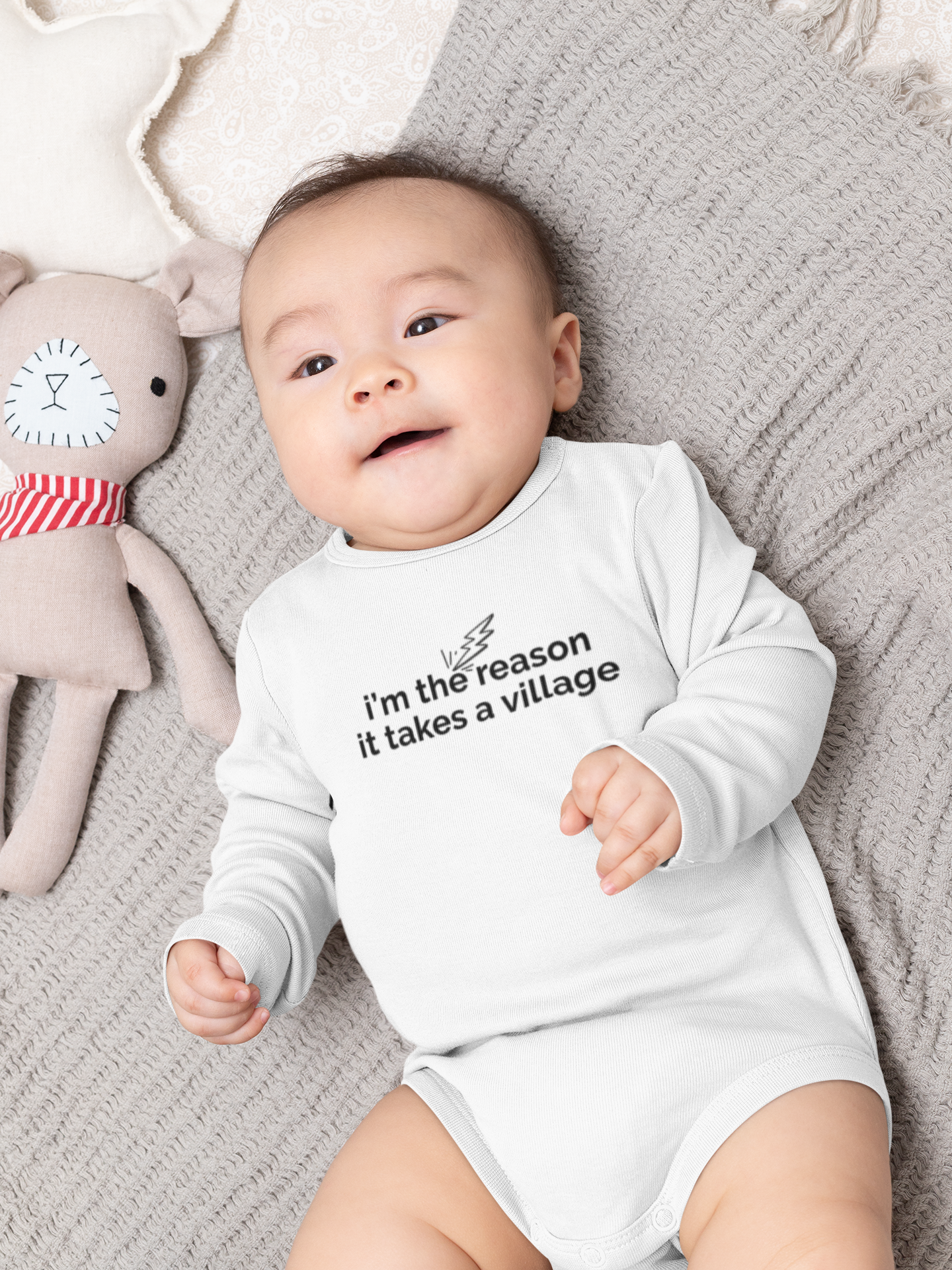 It takes a village... Organic Short Sleeve Onesie