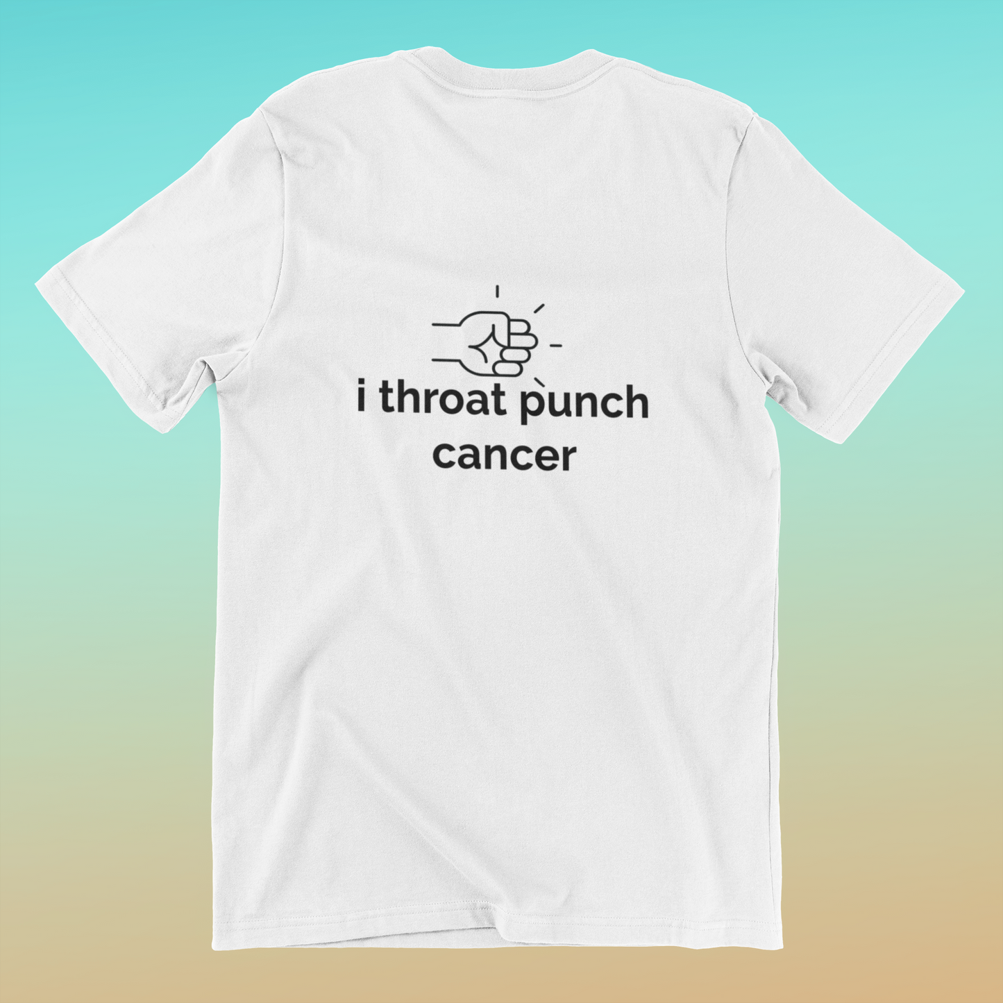 Throat punch Cancer - Toddler T-shirt