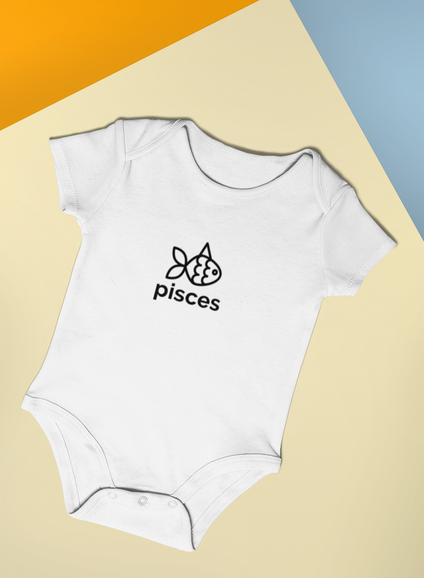 Horoscope Pisces - Organic Short Sleeve Onesie
