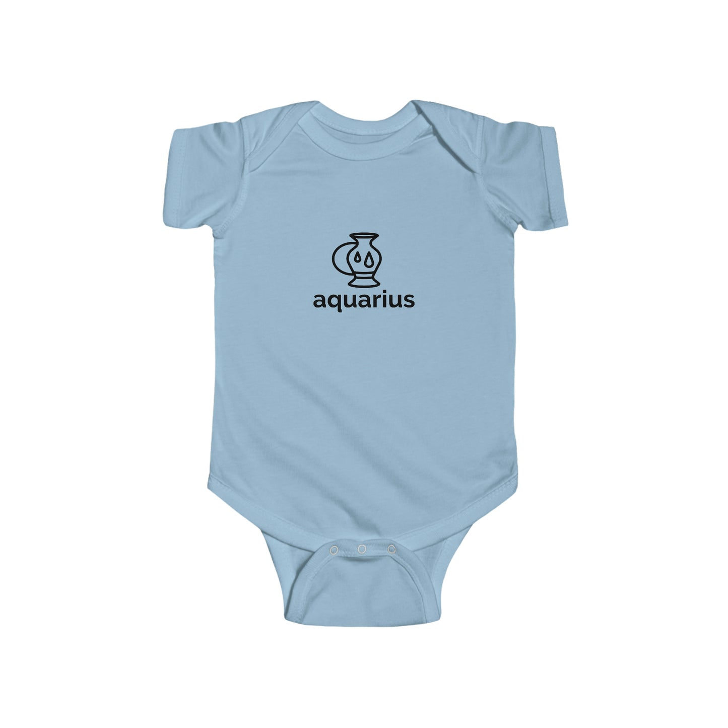 Horoscope Aquarius - Organic Short Sleeve Onesie