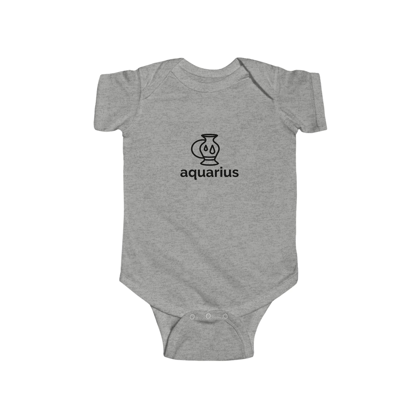 Horoscope Aquarius - Organic Short Sleeve Onesie